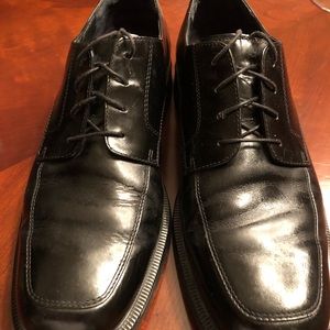 Rockport Black Cap Toe Dress Leather Shoes size 11